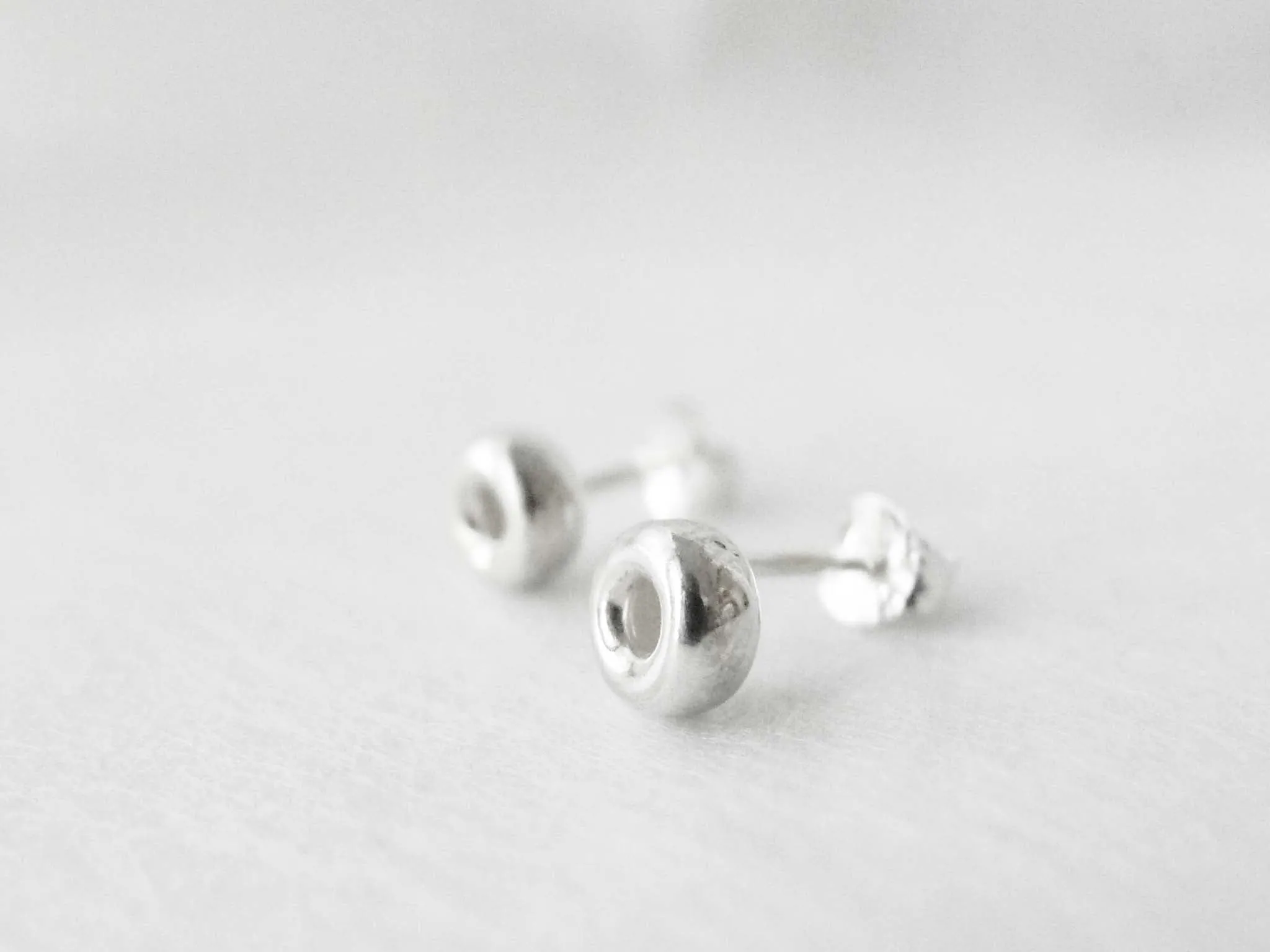 Roundel studs | 925silver studs | Simple Studs | Post earrings