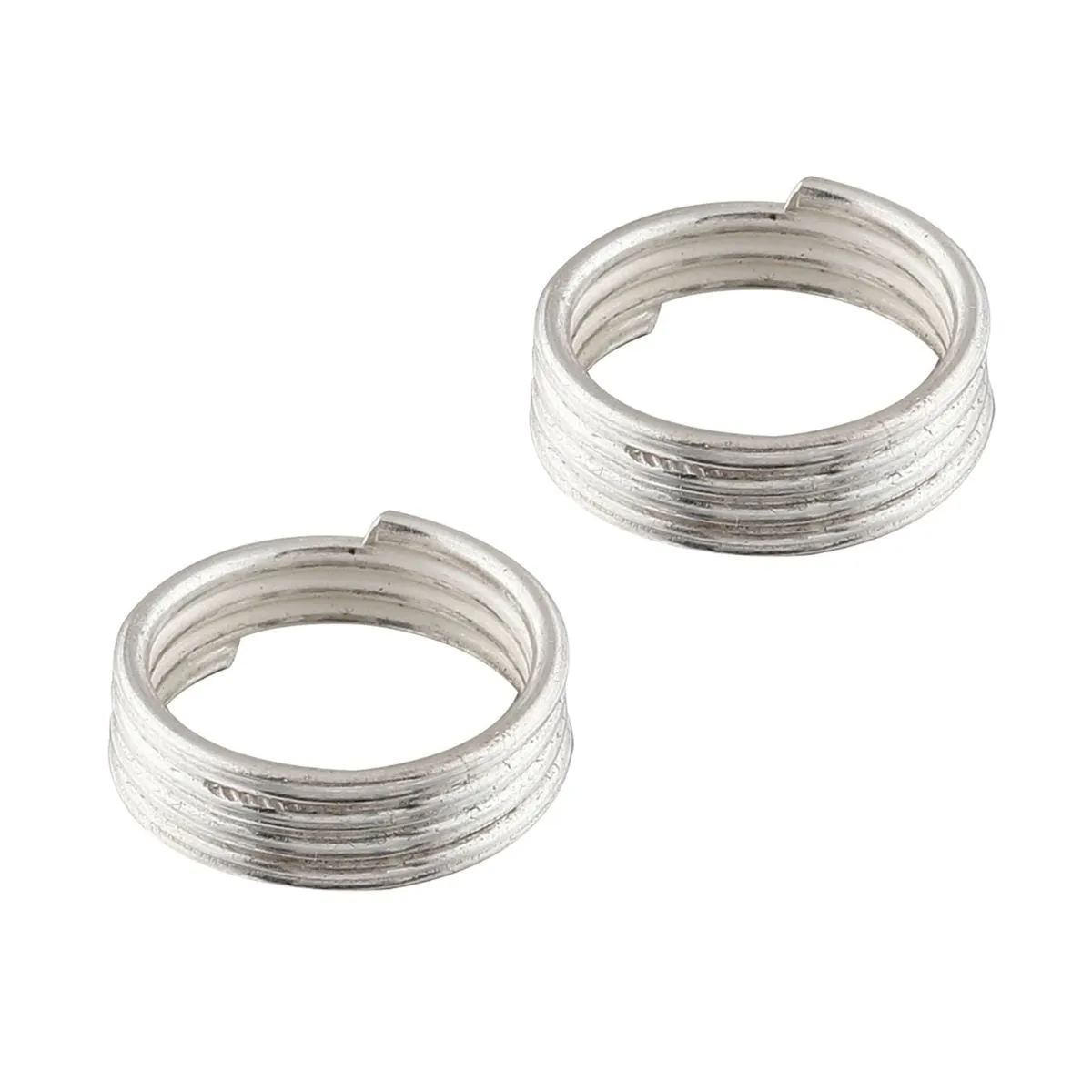 Set Of Three Silver Toe Rings (6)