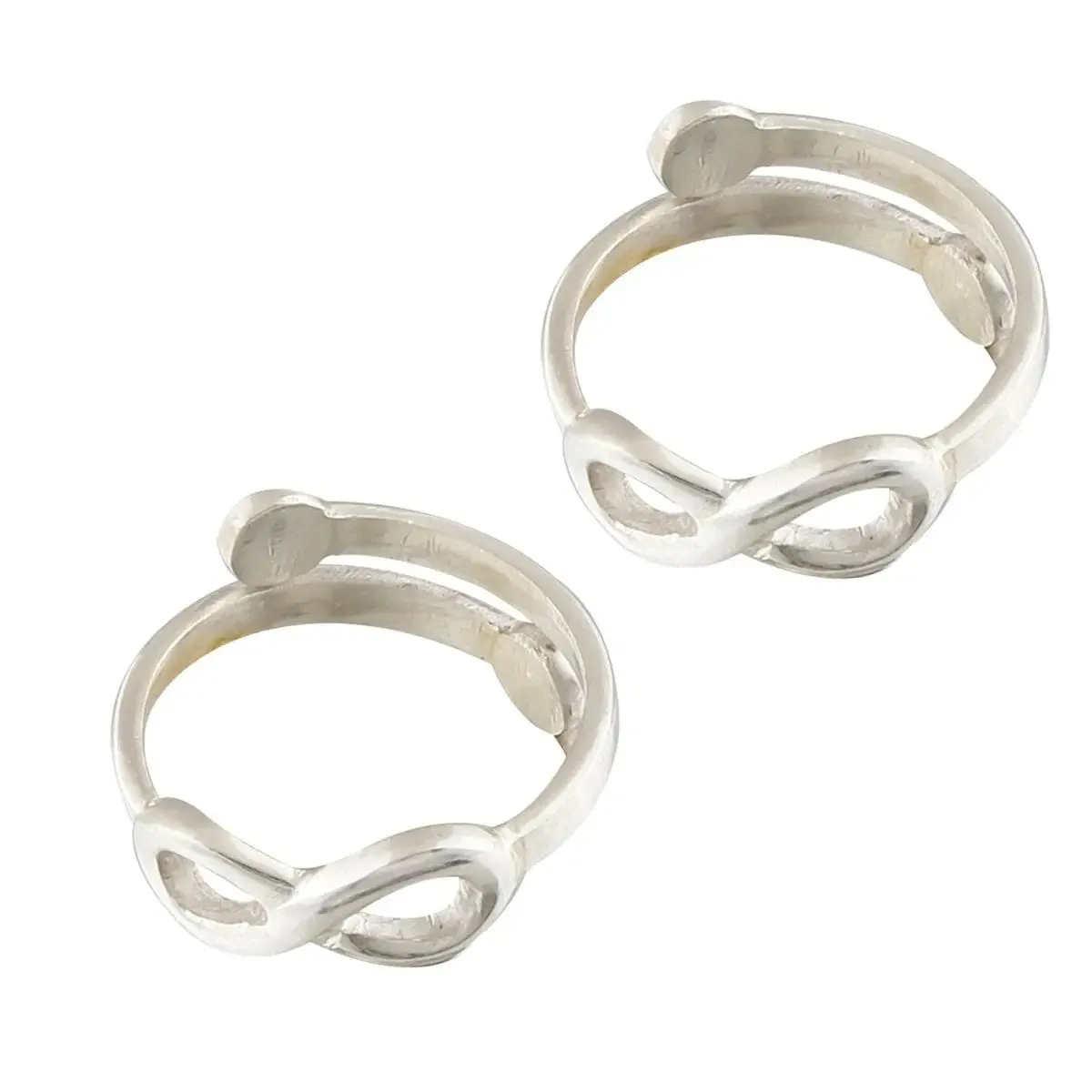 Set Of Three Silver Toe Rings (9)