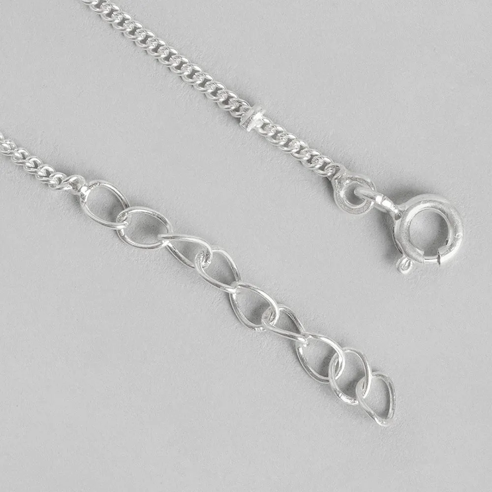 Silver Circle Anklet