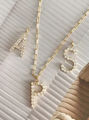 Sparkling Letters Necklaces