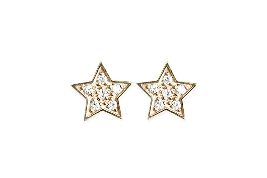 Star Diamond Studs