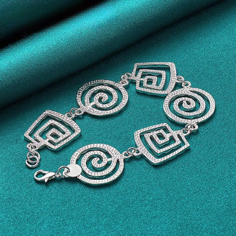 Sterling Silver Swirl Bracelet