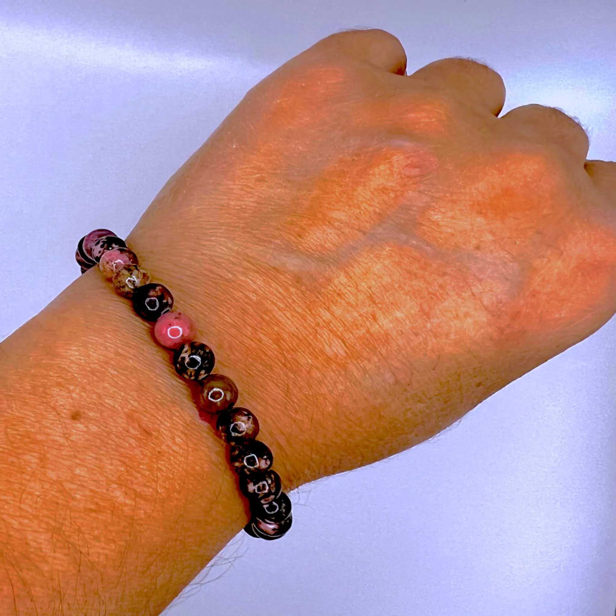 Striking Rhodonite Bracelet