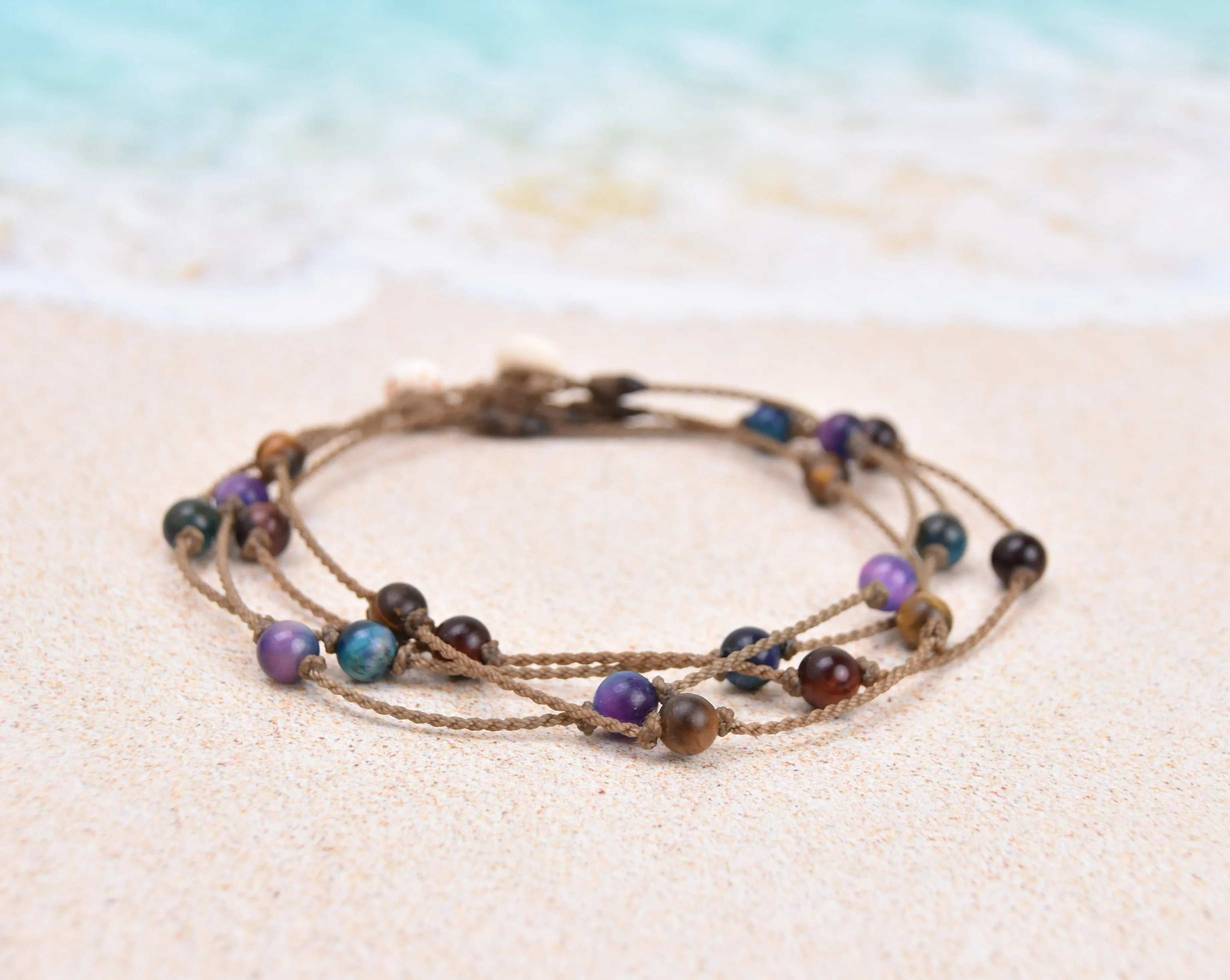 Tigers Eye Princess Anklets