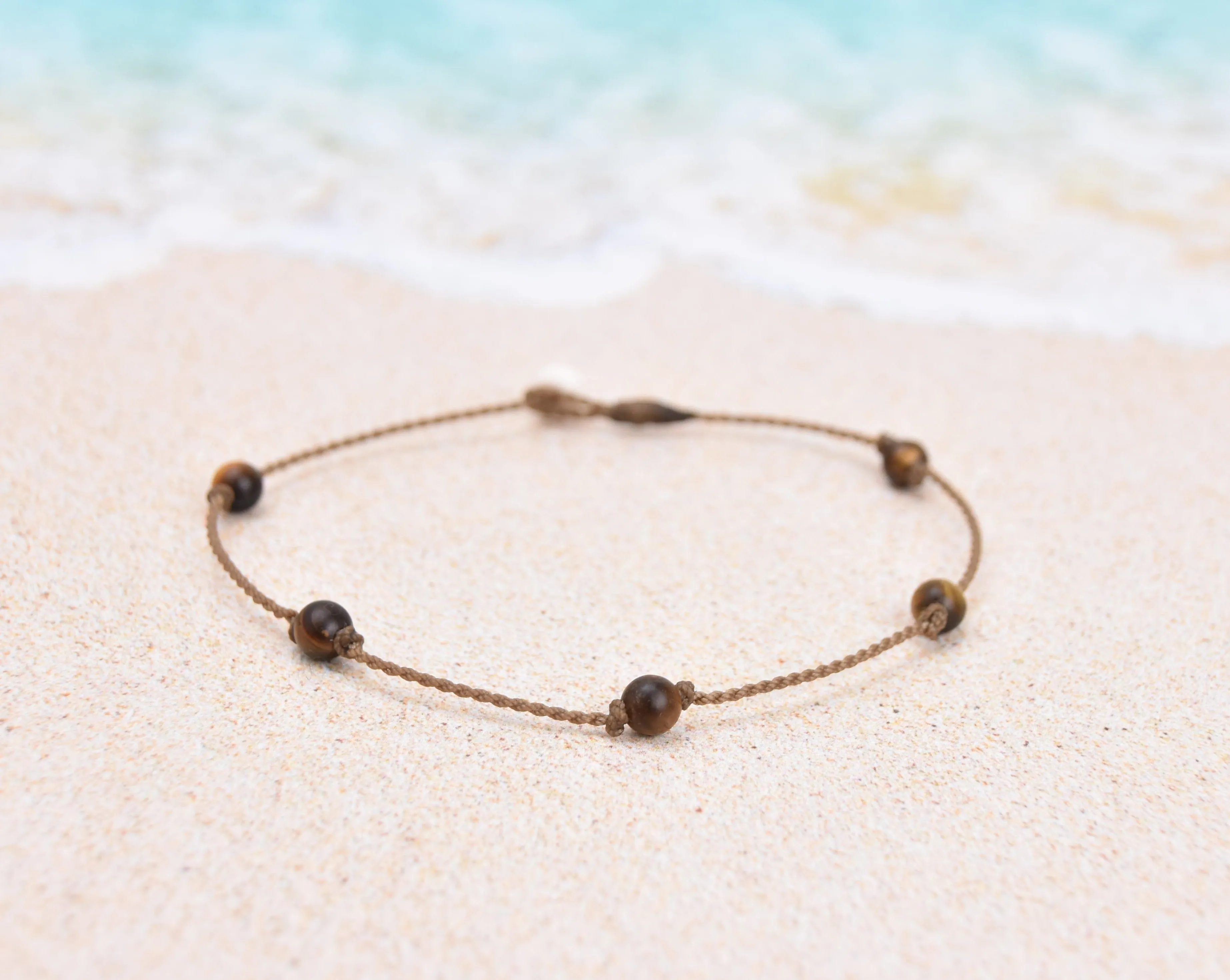 Tigers Eye Princess Anklets