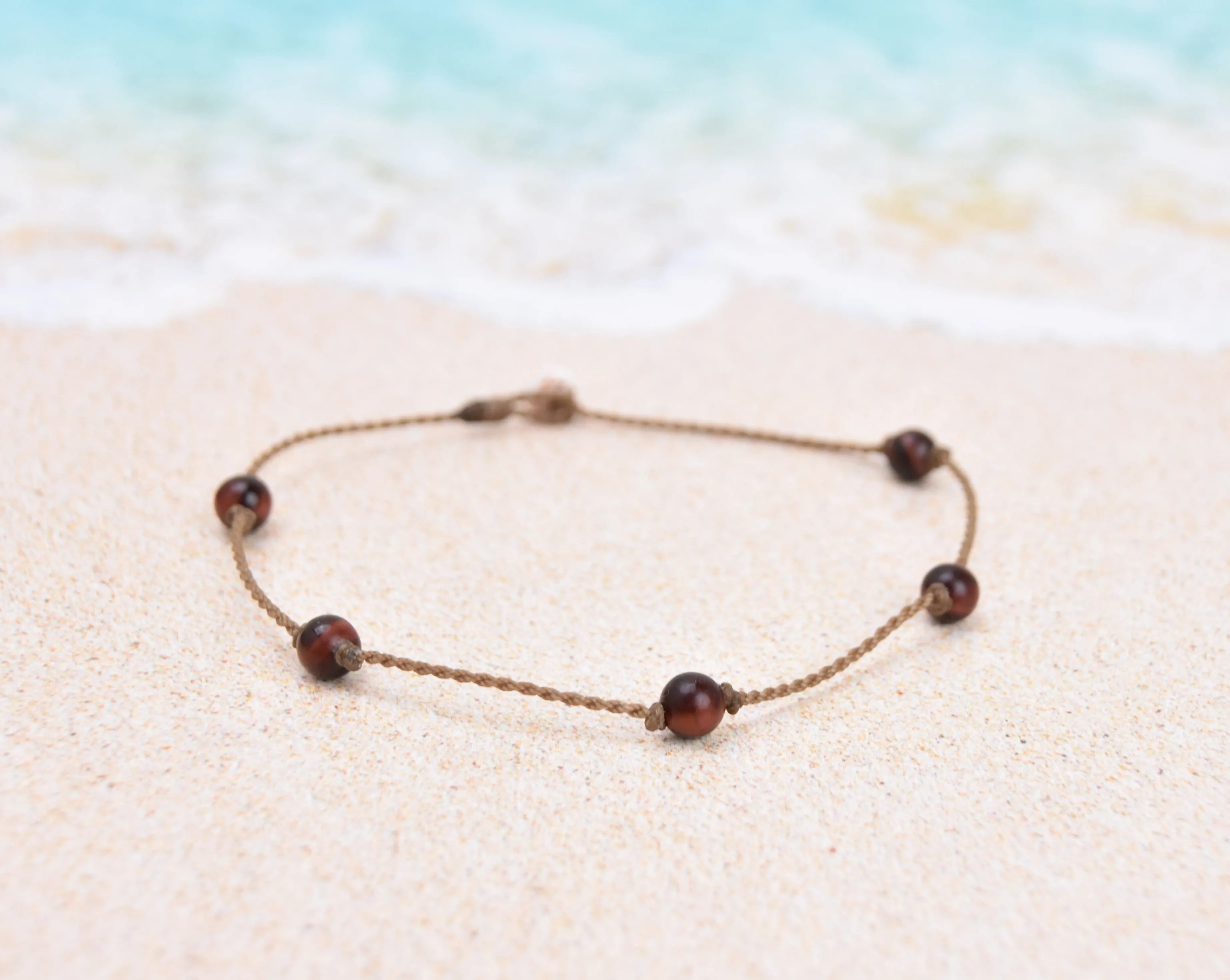 Tigers Eye Princess Anklets