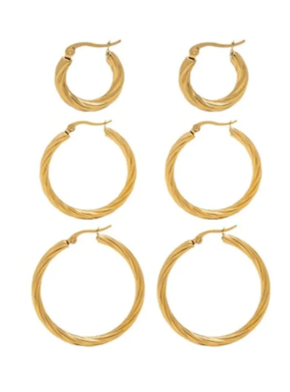 Tina Large Hoops