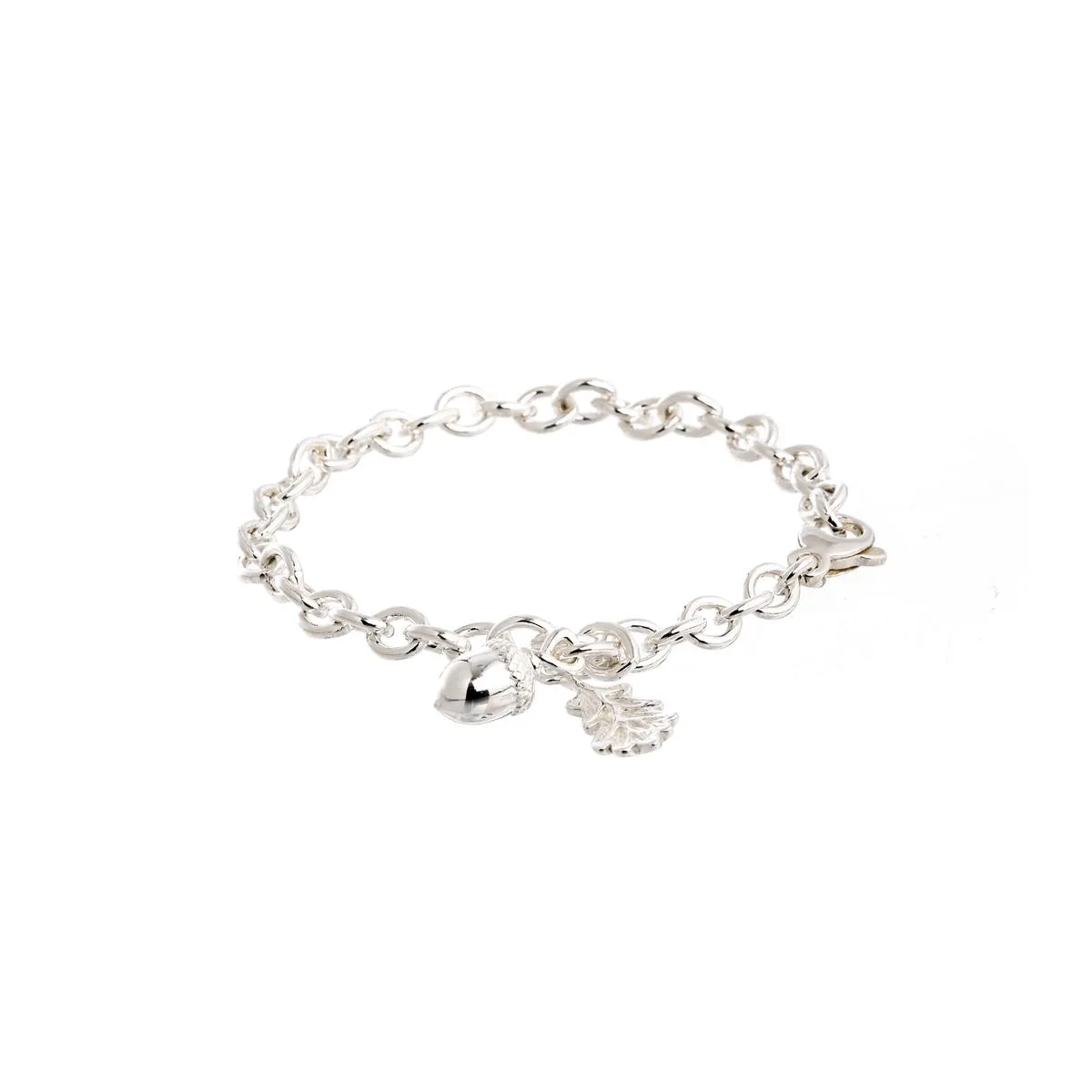 Tiny Beginnings Christening Silver Charm Bracelet