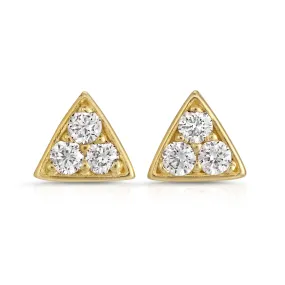 Triangle Diamond Studs