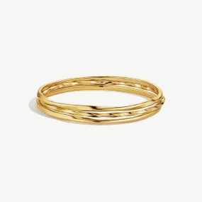 Twist Stacked Bangle Bracelets