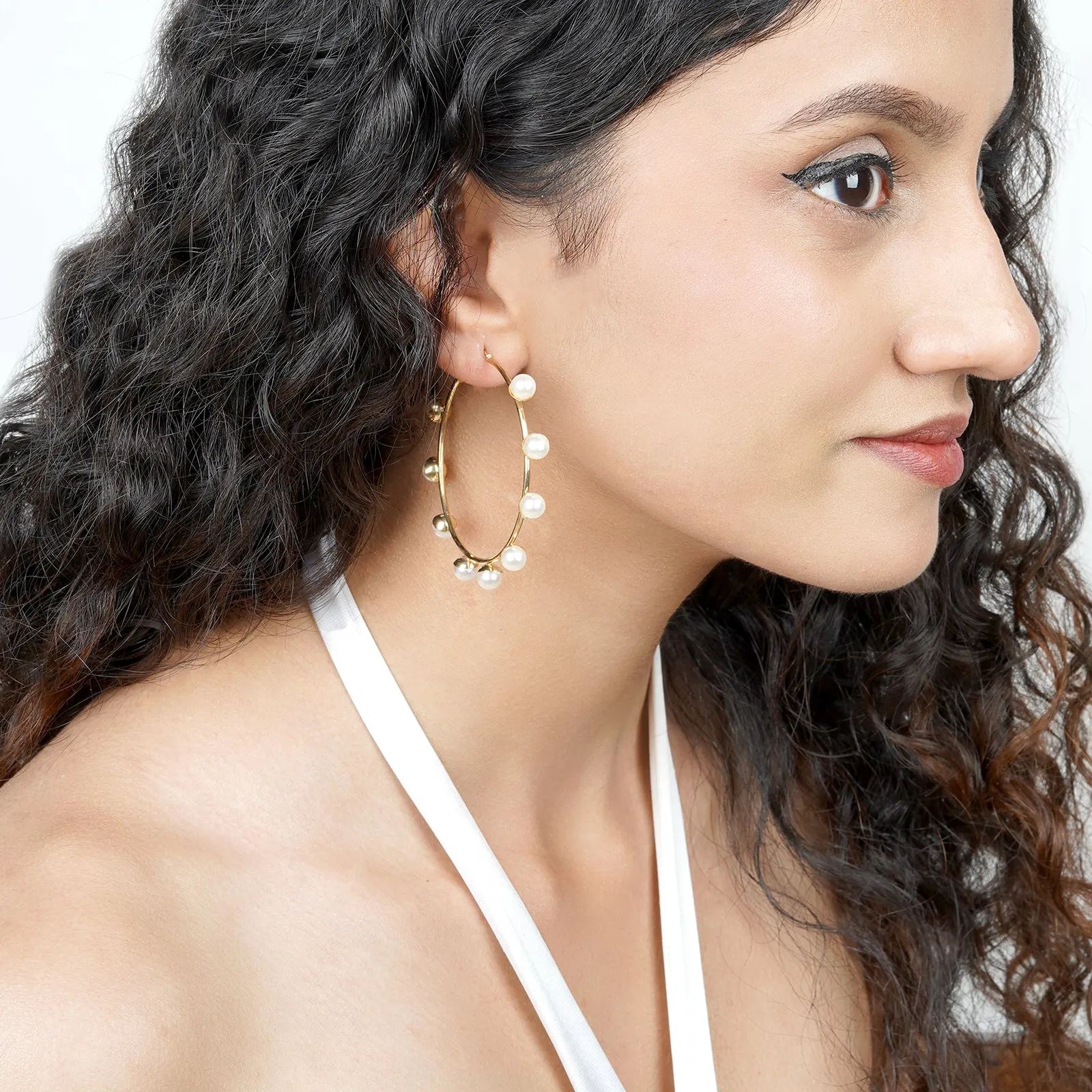 Winona Pearl Hoops